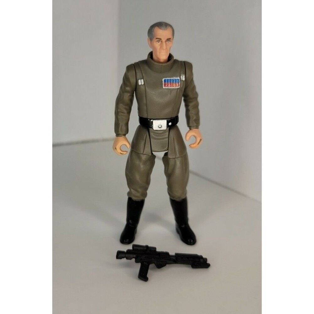 Vtg 95-97 Kenner Star Wars POTF Imperial Lot (Tie Pilot, Tarkin, Vader, Gunner) - Picture 9 of 10